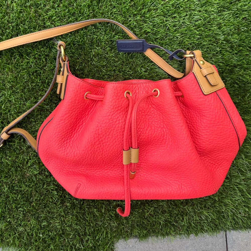 Coach drawstring bag